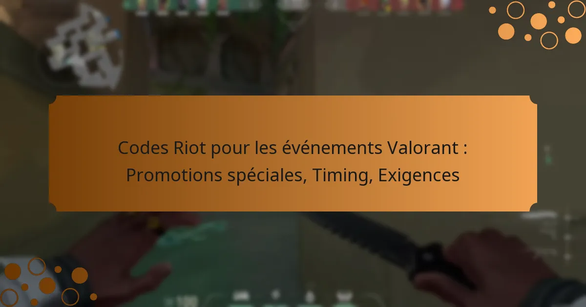 Codes Riot pour les événements Valorant : Promotions spéciales, Timing, Exigences